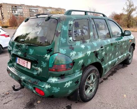 Зеленый Хендай Санта Фе, объемом двигателя 2 л и пробегом 287 тыс. км за 2750 $, фото 4 на Automoto.ua