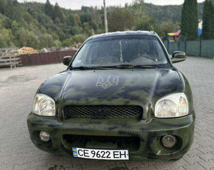 Зеленый Хендай Санта Фе, объемом двигателя 2.35 л и пробегом 223 тыс. км за 4500 $, фото 4 на Automoto.ua