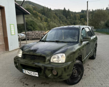 Зеленый Хендай Санта Фе, объемом двигателя 2.35 л и пробегом 223 тыс. км за 4500 $, фото 3 на Automoto.ua