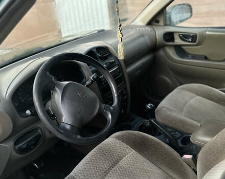 Зеленый Хендай Санта Фе, объемом двигателя 2.35 л и пробегом 223 тыс. км за 4500 $, фото 5 на Automoto.ua