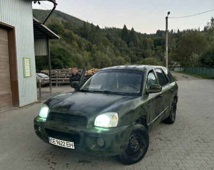 Зеленый Хендай Санта Фе, объемом двигателя 2.35 л и пробегом 223 тыс. км за 4500 $, фото 9 на Automoto.ua