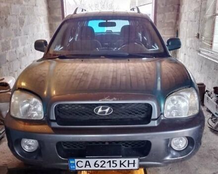 Зеленый Хендай Санта Фе, объемом двигателя 2 л и пробегом 300 тыс. км за 4200 $, фото 6 на Automoto.ua