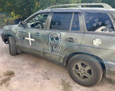 Зеленый Хендай Санта Фе, объемом двигателя 2.7 л и пробегом 370 тыс. км за 2395 $, фото 1 на Automoto.ua