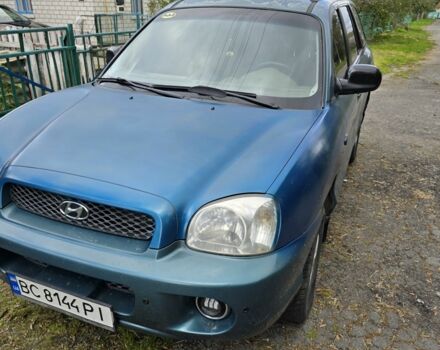 Зеленый Хендай Санта Фе, объемом двигателя 2 л и пробегом 350 тыс. км за 3349 $, фото 13 на Automoto.ua