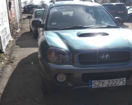 Зеленый Хендай Санта Фе, объемом двигателя 2 л и пробегом 125 тыс. км за 2999 $, фото 3 на Automoto.ua