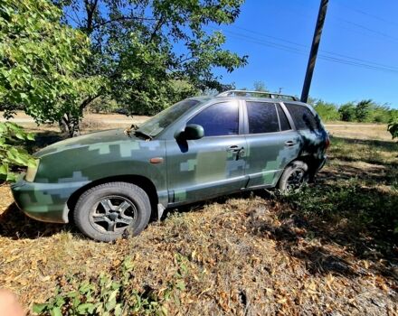 Зеленый Хендай Санта Фе, объемом двигателя 2.7 л и пробегом 250 тыс. км за 3100 $, фото 1 на Automoto.ua