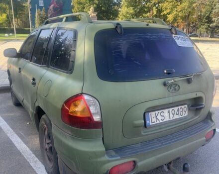 Зеленый Хендай Санта Фе, объемом двигателя 2 л и пробегом 320 тыс. км за 2376 $, фото 4 на Automoto.ua