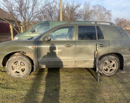 Зелений Хендай Санта Фе, об'ємом двигуна 2 л та пробігом 280 тис. км за 2391 $, фото 2 на Automoto.ua
