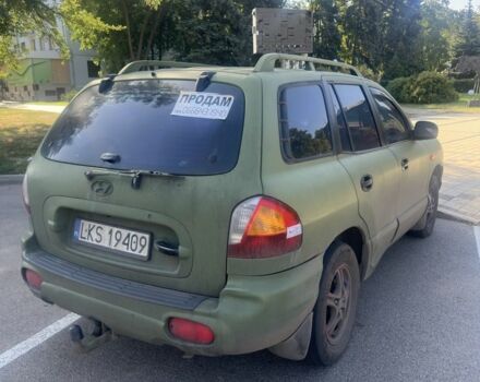 Зеленый Хендай Санта Фе, объемом двигателя 2 л и пробегом 320 тыс. км за 2376 $, фото 2 на Automoto.ua