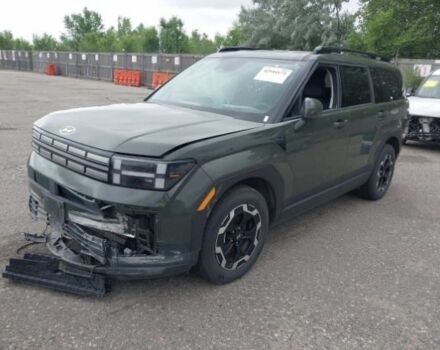 Зеленый Хендай Санта Фе, объемом двигателя 2.5 л и пробегом 46 тыс. км за 25500 $, фото 4 на Automoto.ua