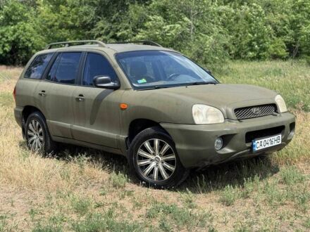 Хендай Санта Фе 2002 у Запоріжжя на Automoto.ua Зелений Хендай Санта Фе, об'ємом двигуна 2 л та пробігом 250 тис. км за 4500 $, фото 1 на Automoto.ua