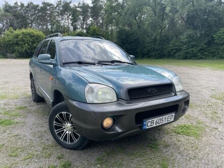 Хендай Санта Фе 2002 в Чернигове на Automoto.ua Зеленый Хендай Санта Фе, объемом двигателя 2.4 л и пробегом 340 тыс. км за 3700 $, фото 1 на Automoto.ua