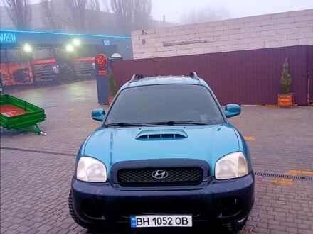 Хендай Санта Фе 2003 в Раздельной на Automoto.ua Зеленый Хендай Санта Фе, объемом двигателя 2 л и пробегом 98 тыс. км за 5700 $, фото 1 на Automoto.ua