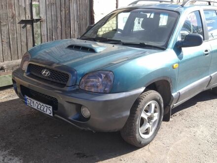 Зеленый Хендай Санта Фе, объемом двигателя 2 л и пробегом 125 тыс. км за 2999 $, фото 1 на Automoto.ua