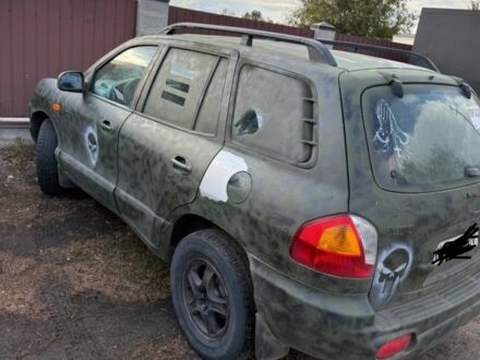 Хендай Санта Фе 2004 в Васильковке на Automoto.ua Зеленый Хендай Санта Фе, объемом двигателя 0 л и пробегом 350 тыс. км за 2970 $, фото 1 на Automoto.ua