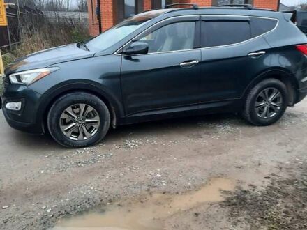 Зеленый Хендай Санта Фе, объемом двигателя 2.36 л и пробегом 132 тыс. км за 14500 $, фото 1 на Automoto.ua