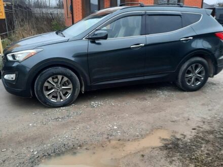 Зеленый Хендай Санта Фе, объемом двигателя 2.4 л и пробегом 132 тыс. км за 14700 $, фото 1 на Automoto.ua