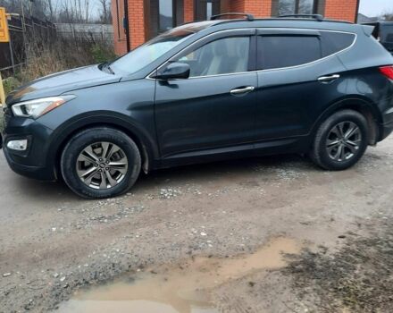 Зеленый Хендай Санта Фе, объемом двигателя 2.4 л и пробегом 132 тыс. км за 14700 $, фото 1 на Automoto.ua