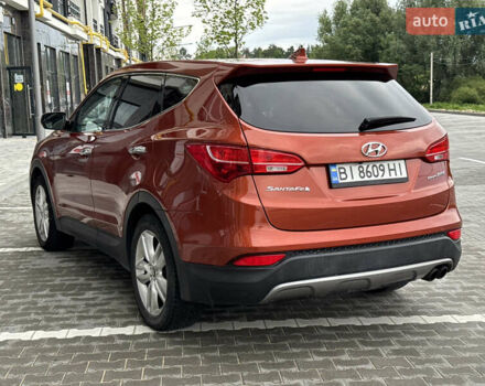 Помаранчевий Хендай Санта Фе, об'ємом двигуна 2 л та пробігом 205 тис. км за 13850 $, фото 5 на Automoto.ua