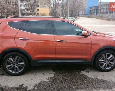 Оранжевый Хендай Санта Фе, объемом двигателя 2 л и пробегом 180 тыс. км за 11999 $, фото 4 на Automoto.ua