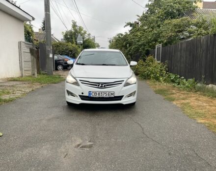 Белый Хендай Соларис, объемом двигателя 1.6 л и пробегом 260 тыс. км за 5500 $, фото 1 на Automoto.ua