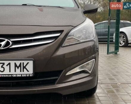 Коричневый Хендай Соларис, объемом двигателя 1.6 л и пробегом 122 тыс. км за 11499 $, фото 6 на Automoto.ua