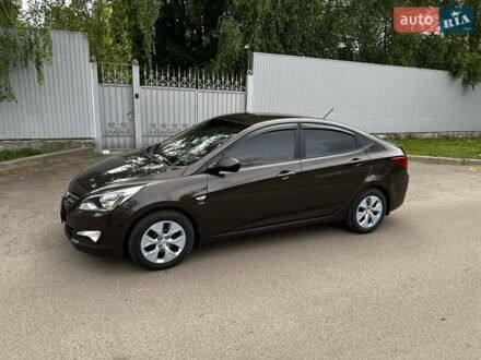 Хендай Соларіс 2016 у Бобровице на Automoto.ua Коричневий Хендай Соларіс, об'ємом двигуна 1.59 л та пробігом 94 тис. км за 10750 $, фото 1 на Automoto.ua