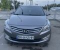 Серый Хендай Соларис, объемом двигателя 1.4 л и пробегом 93 тыс. км за 10300 $, фото 1 на Automoto.ua