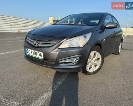 Сірий Хендай Соларіс, об'ємом двигуна 1.4 л та пробігом 102 тис. км за 8900 $, фото 1 на Automoto.ua