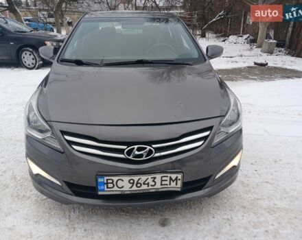 Серый Хендай Соларис, объемом двигателя 1.4 л и пробегом 112 тыс. км за 7177 $, фото 1 на Automoto.ua