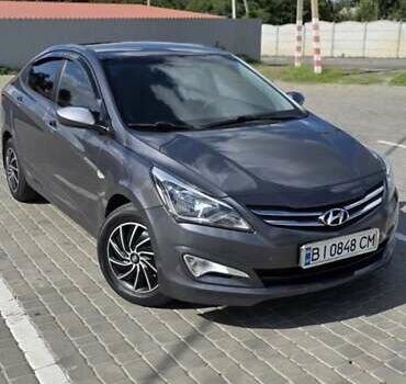 Сірий Хендай Соларіс, об'ємом двигуна 1.4 л та пробігом 95 тис. км за 10500 $, фото 1 на Automoto.ua