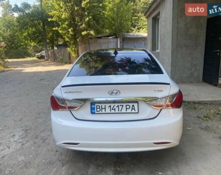 Белый Хендай Соната, объемом двигателя 2 л и пробегом 361 тыс. км за 6500 $, фото 1 на Automoto.ua