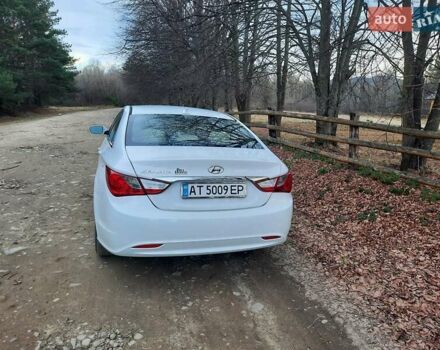 Белый Хендай Соната, объемом двигателя 2.4 л и пробегом 192 тыс. км за 7200 $, фото 1 на Automoto.ua