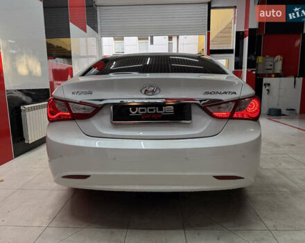 Белый Хендай Соната, объемом двигателя 2.4 л и пробегом 140 тыс. км за 9500 $, фото 4 на Automoto.ua
