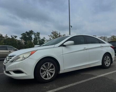 Белый Хендай Соната, объемом двигателя 2.4 л и пробегом 115 тыс. км за 7000 $, фото 1 на Automoto.ua