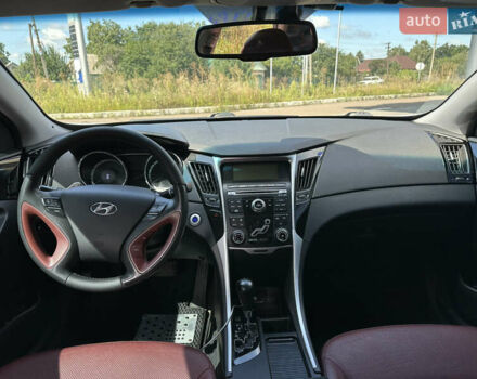 Белый Хендай Соната, объемом двигателя 2.4 л и пробегом 261 тыс. км за 9400 $, фото 14 на Automoto.ua