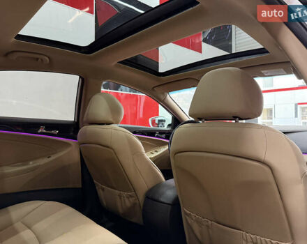 Белый Хендай Соната, объемом двигателя 2.4 л и пробегом 140 тыс. км за 9500 $, фото 13 на Automoto.ua