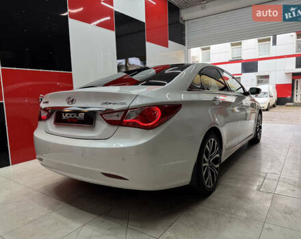 Белый Хендай Соната, объемом двигателя 2.4 л и пробегом 140 тыс. км за 9500 $, фото 3 на Automoto.ua