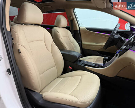 Белый Хендай Соната, объемом двигателя 2.4 л и пробегом 140 тыс. км за 9500 $, фото 11 на Automoto.ua