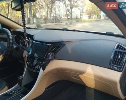 Белый Хендай Соната, объемом двигателя 2.4 л и пробегом 218 тыс. км за 6800 $, фото 20 на Automoto.ua