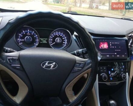 Белый Хендай Соната, объемом двигателя 2.4 л и пробегом 218 тыс. км за 6800 $, фото 9 на Automoto.ua