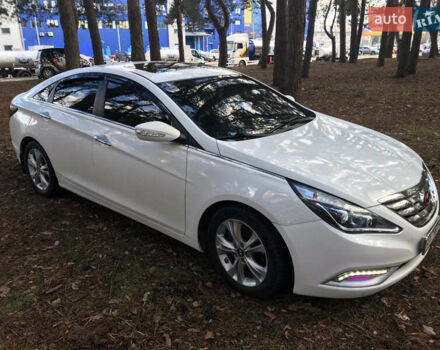 Белый Хендай Соната, объемом двигателя 2.36 л и пробегом 288 тыс. км за 7200 $, фото 6 на Automoto.ua