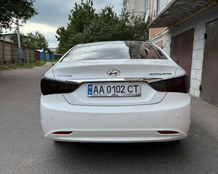 Белый Хендай Соната, объемом двигателя 2.4 л и пробегом 224 тыс. км за 9300 $, фото 3 на Automoto.ua