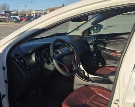 Білий Хендай Соната, об'ємом двигуна 2.36 л та пробігом 224 тис. км за 10000 $, фото 2 на Automoto.ua