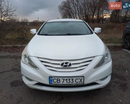 Белый Хендай Соната, объемом двигателя 2 л и пробегом 197 тыс. км за 7500 $, фото 1 на Automoto.ua