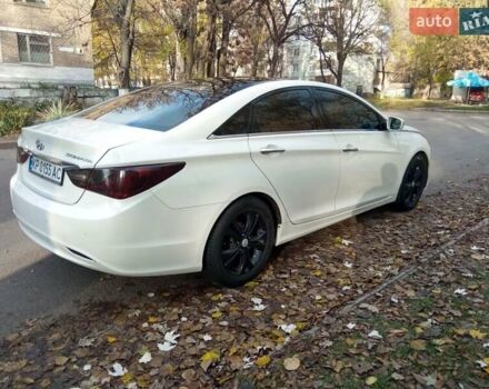 Белый Хендай Соната, объемом двигателя 2.4 л и пробегом 218 тыс. км за 6800 $, фото 3 на Automoto.ua