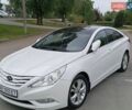 Белый Хендай Соната, объемом двигателя 2 л и пробегом 216 тыс. км за 9200 $, фото 1 на Automoto.ua