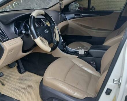 Белый Хендай Соната, объемом двигателя 2 л и пробегом 170 тыс. км за 9000 $, фото 2 на Automoto.ua