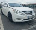 Белый Хендай Соната, объемом двигателя 2.36 л и пробегом 171 тыс. км за 8300 $, фото 1 на Automoto.ua