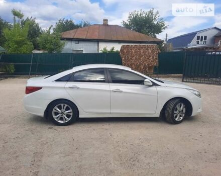 Білий Хендай Соната, об'ємом двигуна 2.4 л та пробігом 140 тис. км за 11000 $, фото 1 на Automoto.ua